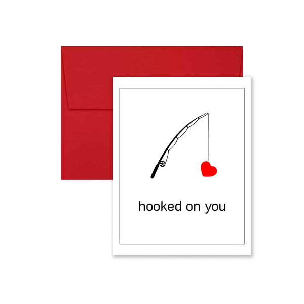 Fish-Hooked on You Valentine's Day Card – Minnesota Awesome