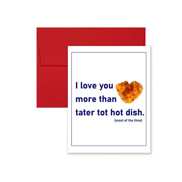 Hot Dish Valentine's Day Card