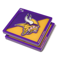 Minnesota Vikings 3D Logo Coasters